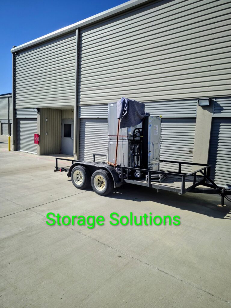 Professional storage Solutions with organized boxes, furniture, and equipment safely stored in a clean and secure environment